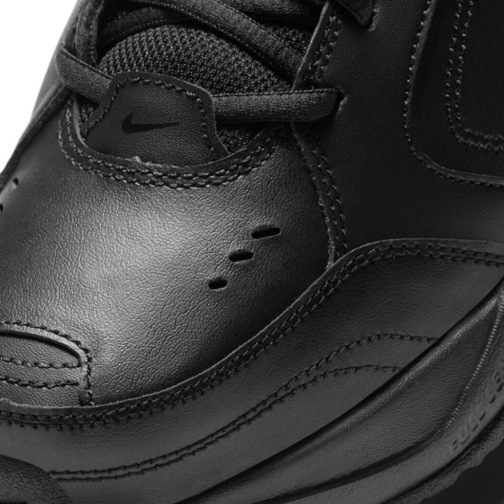 Nike AIR MONARCH IV Men Black 001 Walking Shoe Sneaker WIDE WIDTH 4E US Size 11 - Picture 3 of 6
